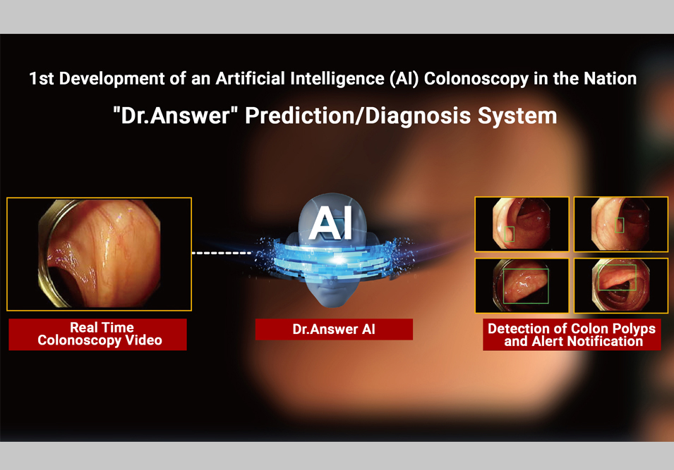 Development of an Artificial Intelligence (AI) Colonoscopy, 1st in the Nation Dr.Answer Prediction